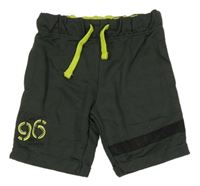 Khaki teplákové kraťasy s číslom Kiki&Koko