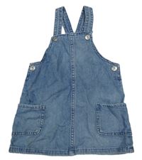 Modré rifľové na traké šaty H&M