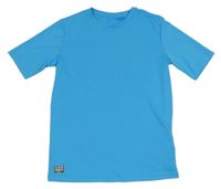 Modré sportovní funkční tričko Decathlon