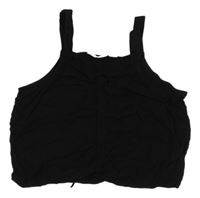 Čierny ľahký crop top H&M