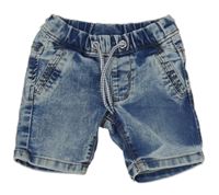 Modré riflové kraťasy Zeeman