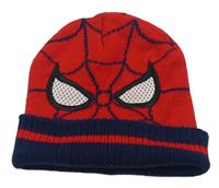 Červeno-tmavomodrá čepice - Spiderman Primark