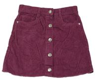 Fialová menšestrová sukňa M&Co.