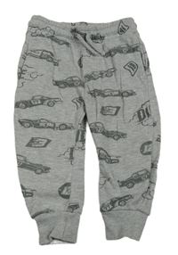 Sivé tepláky s autami zn. F&F