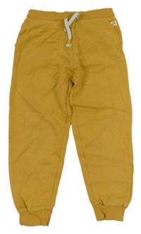 Okrové tepláky s duhou Next