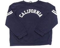 Tmavomodrá mikina s nápisom Primark