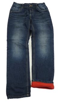 Tmavomodré podšité rifle C&A