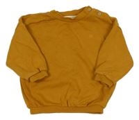 Medová mikina s výšivkou George