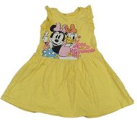 Žlté bavlnené šaty s Minnie H&M