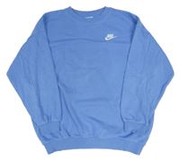 Světlemodrá oversize mikina Nike