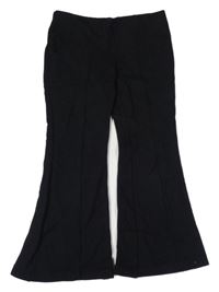 Čierne flare nohavice H&M
