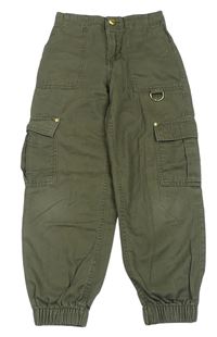 Khaki cargo cuff rifle River Island 