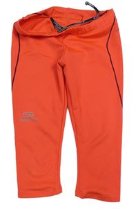 Neonově oranžové sportovní capri legíny Kalenji