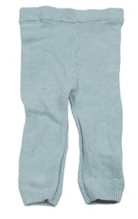 Světlemodré pletené kalhtoy M&S