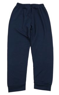 Tmavomodré tepláky Shein