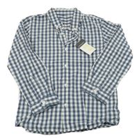 Nové - Modro-bílá kostkovaná košile Primark