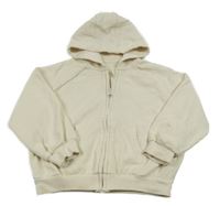 Béžová prepínaci oversize mikina s kapucňou George