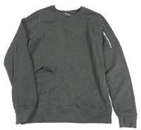 Sivá mikina s vreckom Nutmeg