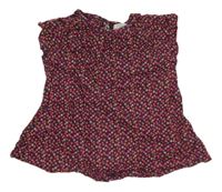 Purpurová kvietkovana tunika Kitchoun