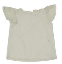 Bílá třpytivá šifonová halenka H&M