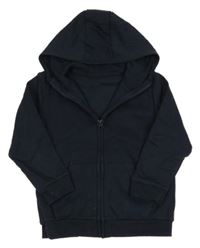 Tmavomodrá prepínaci mikina s kapucňou St. Bernard