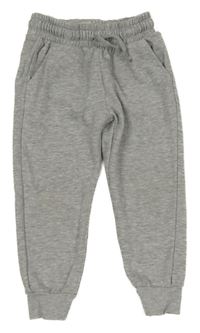 Šedé melírované tepláky F&F