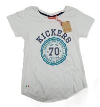 Nové - Biele tričko s logom Kickers