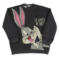 Tmavosivá mikina s Buggs Bunny