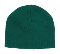 Tmavozelená pletená čepice early days