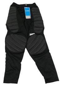 Nové - černé sportovní brankářské kalhoty s logem JAKO