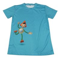 Modrozelený dres s obrázkom