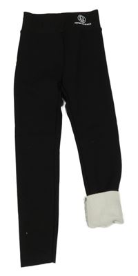 Čierne thermo zateplené legíny