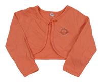 Lososové propínací bolérko s kamienkami