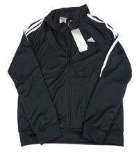Nové - čierno-biela funkčná športová prepínaci mikina Adidas