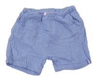 Modré mušelínové turecké kraťasy se zajíčkem John Lewis