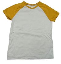 Bielo-oranžové tričko George