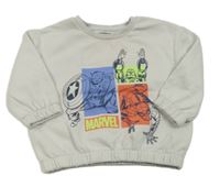Svetlosivá mikina s Avengers Primark