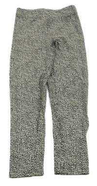 Tmavosivé vzorované legíny Nutmeg