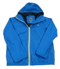 Modrá šusťáková jarní funkční bunda s kapucí McKinley