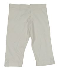 Biele capri legíny JBC