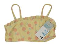 Nové - Žlutá plavková lambáda s pomeranči Primark