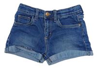 Tmavomodré rifľové kraťasy Denim Co.