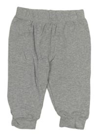 Sivé melírované ľahké tepláky