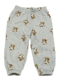 Šedé tepláky s medvědy H&M