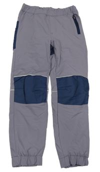 Fialové šusťákové podšité kalhoty Lily & Dan