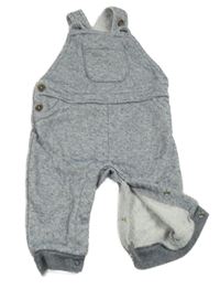 Modré melírované úpletové laclové tepláky F&F