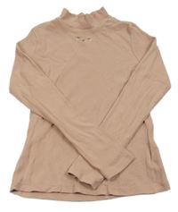 Staroružové rebrované tričko s ňufáčikom  H&M