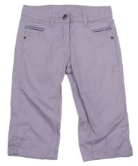 Lila plátěné kraťasy Alive