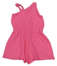 Neonově růžový kraťasový overal Primark