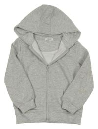 Sivá melírovaná prepínaci mikina s kapucňou Primark